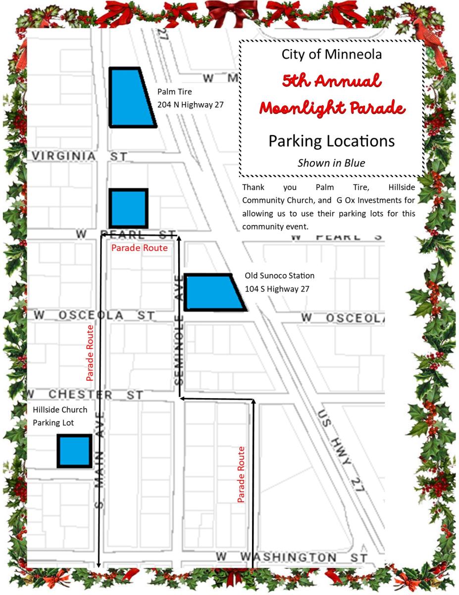 Parade Parking Map