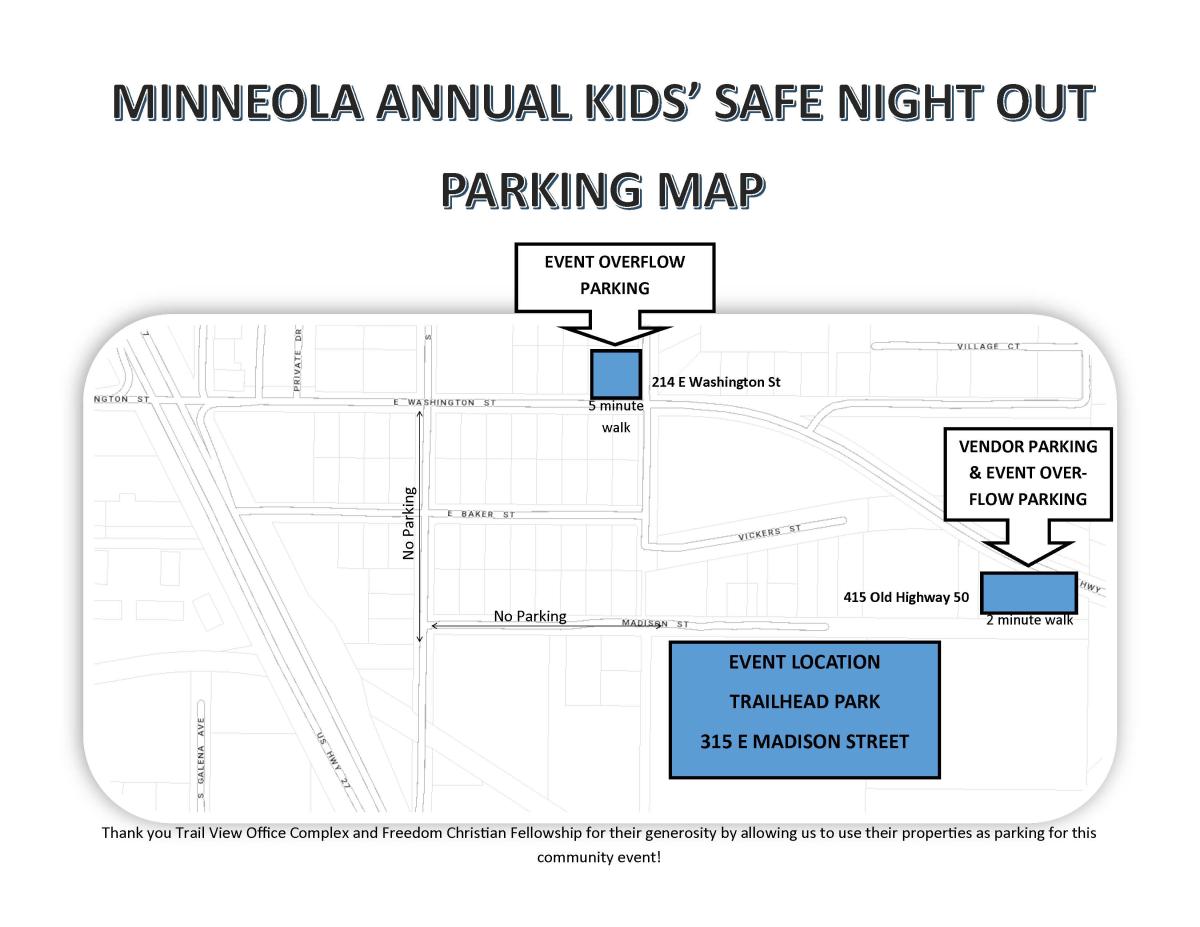 Safe Night Out Parking Map