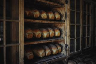 Picture of Loaves of Bread in a Pantry Courtesy of Clark Young 