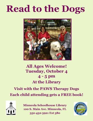Paws Therapy Flyer