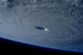 Photograph of a Hurricane Taken from Space Courtesy of N.A.S.A.