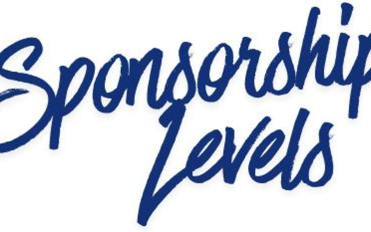 graphic which reads sponsorship levels